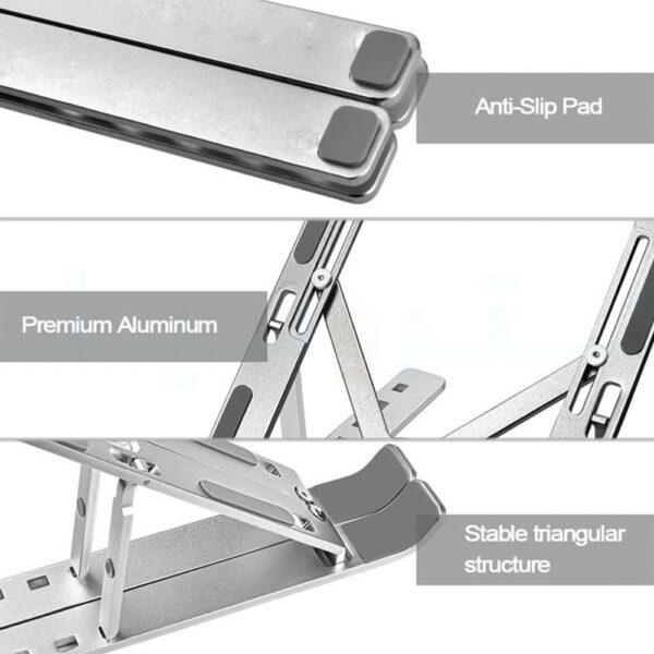 ⁦حامل لاب توب قابل للتعديل للمكتب⁩ - الصورة ⁦4⁩