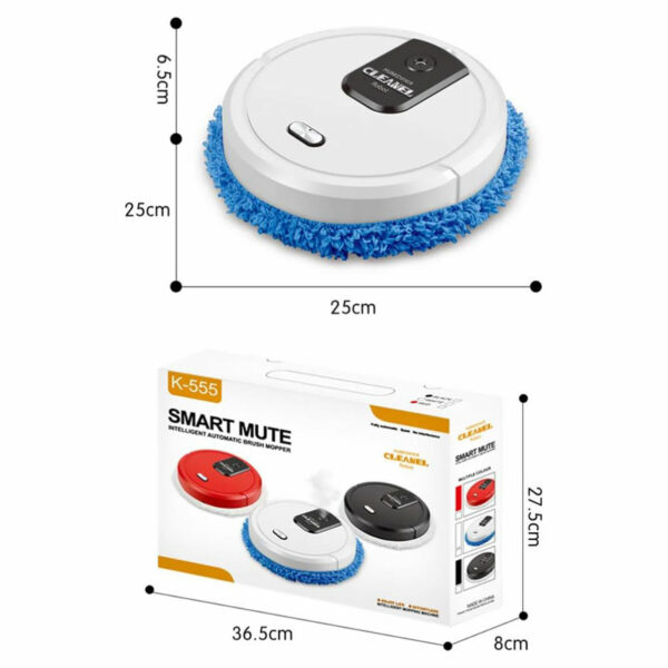 ⁦مكنسة كهربائية روبوت مع ممسحة⁩ - الصورة ⁦8⁩